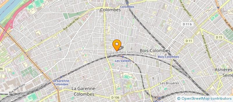 localisation de l'entreprise AGENCE INFORMAT PUBLICITAIR CONSOMMATEUR à COLOMBES