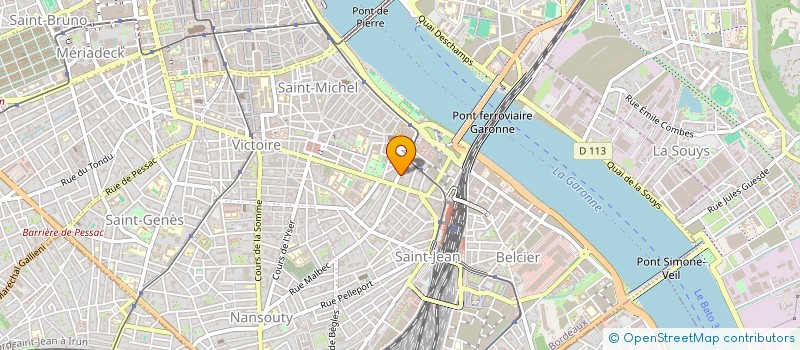 localisation de l'entreprise AGENCE INITIALE  BORDEAUX