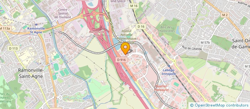 localisation de l'entreprise AGENCE INKA KREATIVE  LABEGE