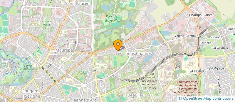 localisation de l'entreprise AGENCE INSERT ARCHITECTURE, STE EN LIQUIDATION  RENNES