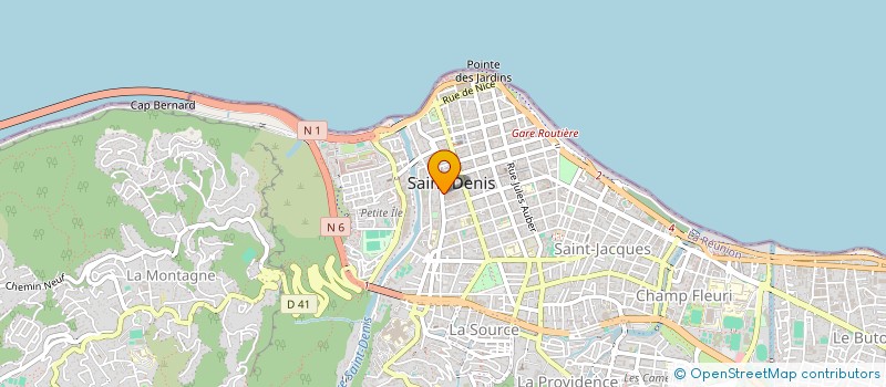 localisation de l'entreprise AGENCE INTERNAT GUIDES ACCOMPAGNATEURS à SAINT-DENIS