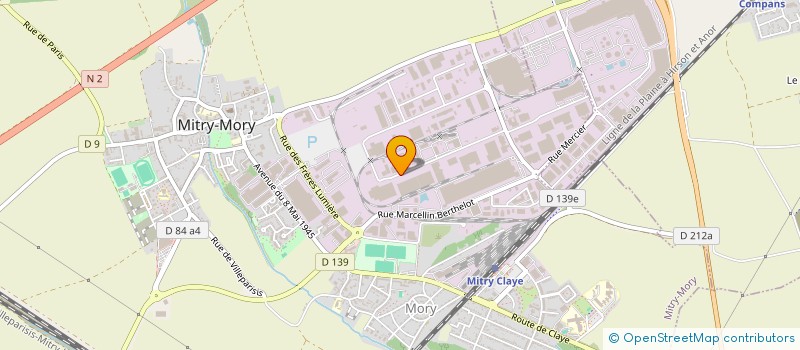 localisation de l'entreprise AGENCE INTERNATIONALE DE GARDIENNAGE  MITRY-MORY