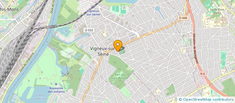 localisation de l'entreprise AGENCE INTERNATIONS DE DEVELOPPEMENT ET DE L'AIDE HUMANITAIRE ET DE LA COOPERATIOIN TECHNIQUE à VIGNEUX-SUR-SEINE