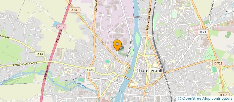 localisation de l'entreprise AGENCE INTERVENTION SECURITE  CHATELLERAULT