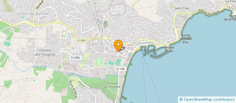 localisation de l'entreprise AGENCE ISAIA à LE LAVANDOU