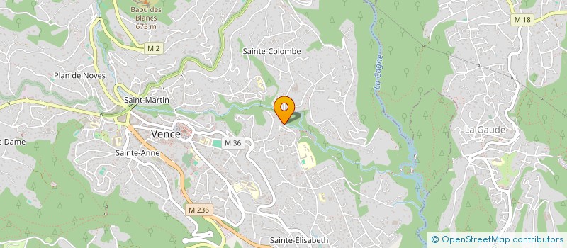 localisation de l'entreprise AGENCE ITHAQUE IMMO  VENCE