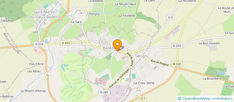 localisation de l'entreprise AGENCE JEAN POSSON SARL à BELLEME