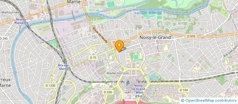 localisation de l'entreprise AGENCE JM THOMAS à NOISY-LE-GRAND