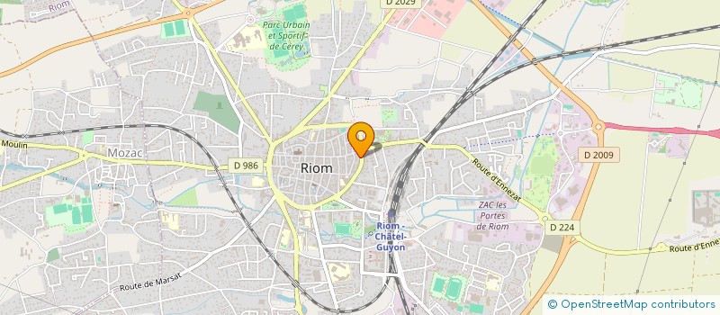 localisation de l'entreprise AGENCE JP ARLETTE COMBRONDE  RIOM