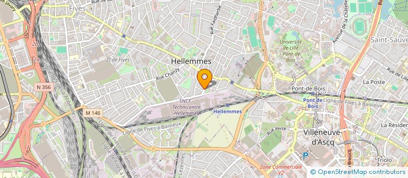 localisation de l'entreprise AGENCE K à LILLE