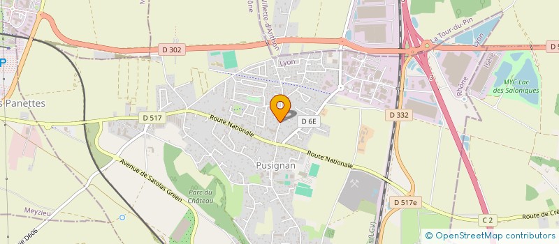 localisation de l'entreprise AGENCE KAE  PUSIGNAN