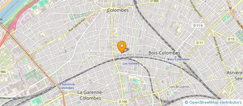 localisation de l'entreprise AGENCE KARINE MITZ à COLOMBES