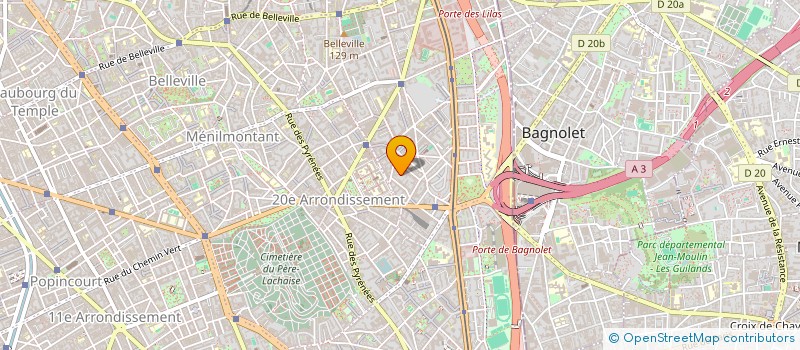 localisation de l'entreprise AGENCE KR  PARIS