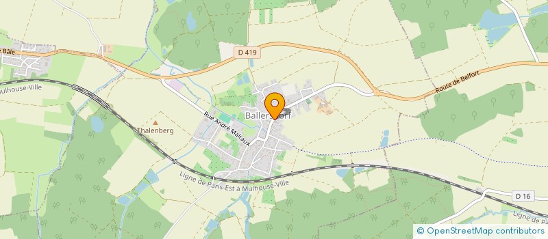 localisation de l'entreprise AGENCE KUENTZ BALLERSDORF  BALLERSDORF