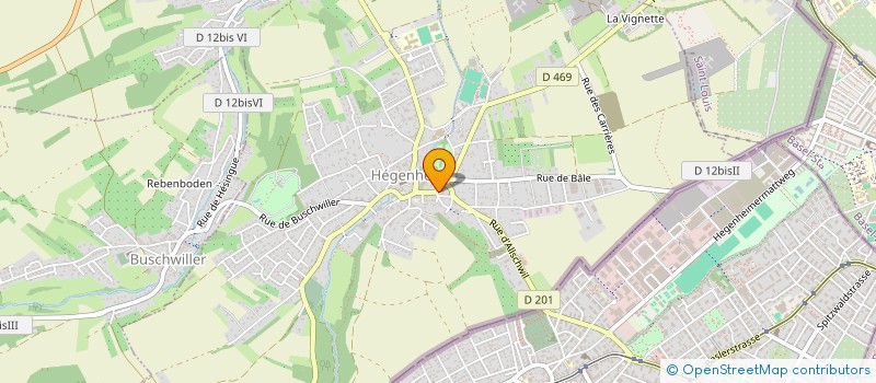 localisation de l'entreprise AGENCE KUENTZ HEGENHEIM  HEGENHEIM