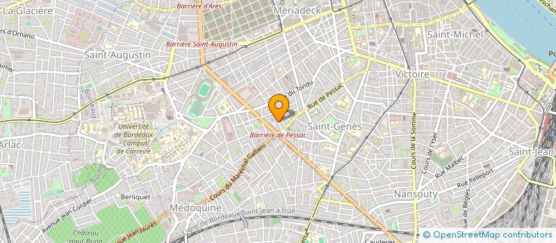 localisation de l'entreprise AGENCE L.  BORDEAUX