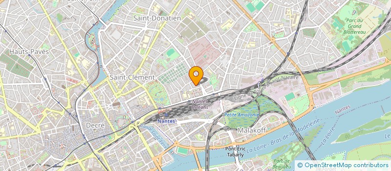 localisation de l'entreprise AGENCE L'ECLAIREUSE à NANTES