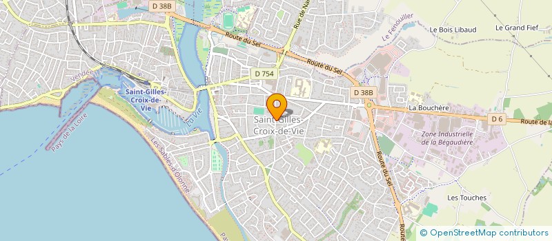 localisation de l'entreprise AGENCE L'EKIPAGE  SAINT-GILLES-CROIX-DE-VIE