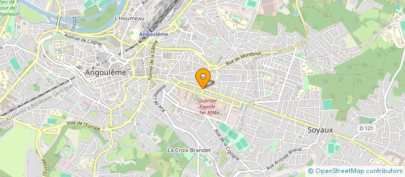 localisation de l'entreprise AGENCE LANGLOIS GORDON HAY à ANGOULEME