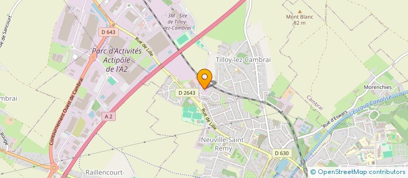 localisation de l'entreprise AGENCE LANTIEZ  TILLOY-LEZ-CAMBRAI