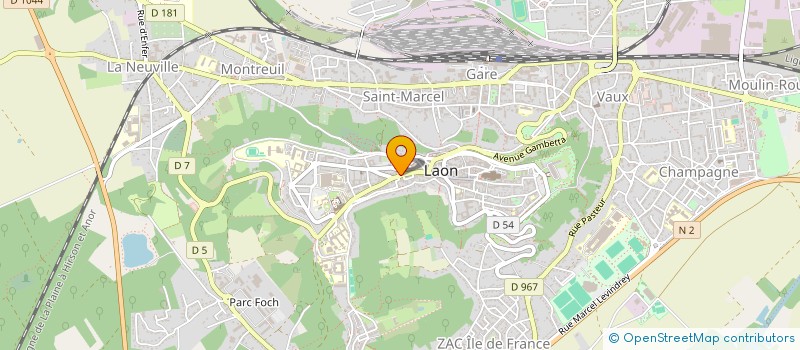 localisation de l'entreprise AGENCE LAON CONSEIL IMMOBILIER à LAON