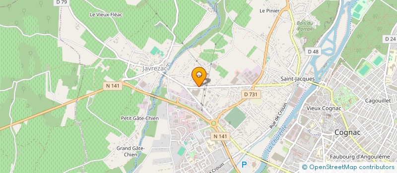 localisation de l'entreprise AGENCE LASOURCE à COGNAC