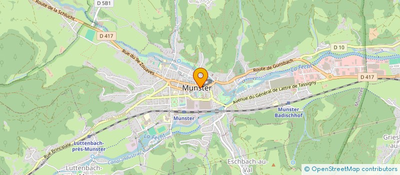 localisation de l'entreprise AGENCE LAUSECKER  MUNSTER