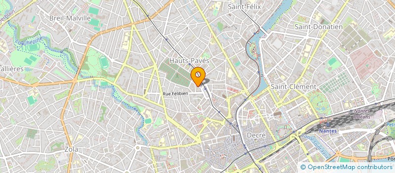 localisation de l'entreprise AGENCE LE BARON GWENAEL à NANTES