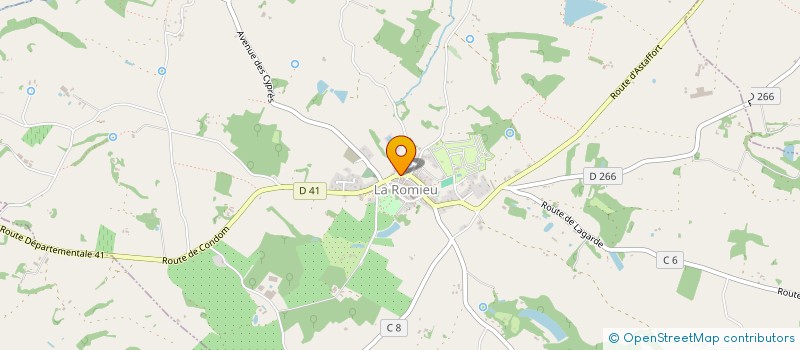 localisation de l'entreprise AGENCE LE CARDINAL  LA ROMIEU