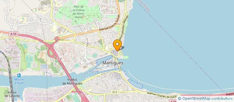 localisation de l'entreprise AGENCE LE GALL  MARTIGUES