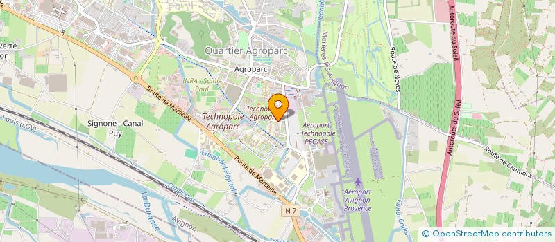 localisation de l'entreprise AGENCE LE PRISME  AVIGNON