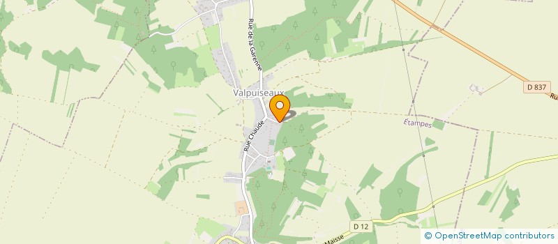 localisation de l'entreprise AGENCE LE RELAIS DES CLEFS  VALPUISEAUX