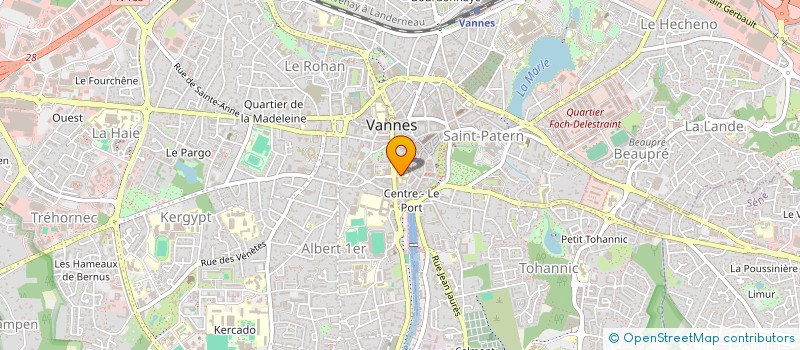 localisation de l'entreprise AGENCE LE ROUZIC IMMOBILIER à VANNES