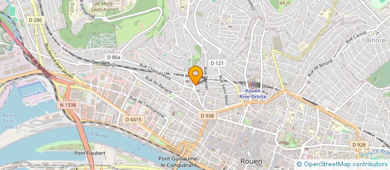 localisation de l'entreprise AGENCE LEGENDAIRE à ROUEN