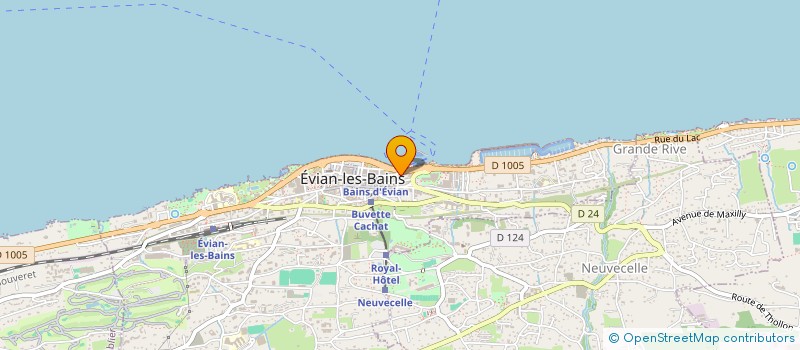 localisation de l'entreprise AGENCE LEHMANN  EVIAN-LES-BAINS