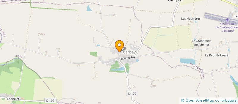 localisation de l'entreprise AGENCE LELOUP MUTUELLE DE POITIERS ASSURANCES  OMBREE D'ANJOU