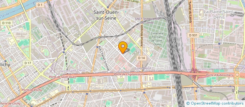 localisation de l'entreprise AGENCE LEVAN  SAINT-OUEN-SUR-SEINE