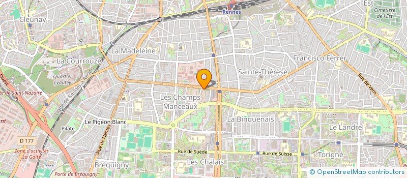 localisation de l'entreprise AGENCE LOCALE A L'ENERGIE à RENNES