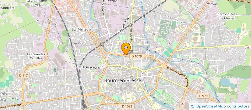 localisation de l'entreprise AGENCE LOCALE DE L'ENERGIE ET DU CLIMAT DE L'AIN à BOURG-EN-BRESSE