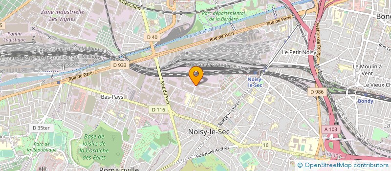 localisation de l'entreprise AGENCE LOCATION D'ECHAFFAUDAGE ET POSE à NOISY-LE-SEC