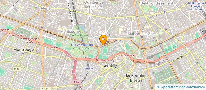 localisation de l'entreprise AGENCE LOGISTIQUE DU MONDE  VERSAILLES
