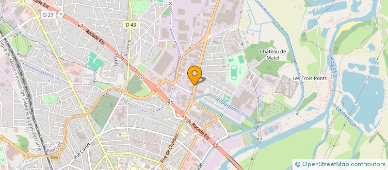 localisation de l'entreprise AGENCE LOISIRS EVENEMENTS  BAUGY