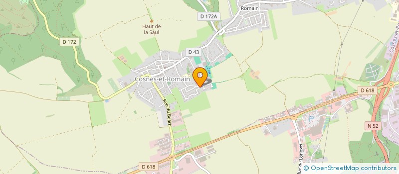 localisation de l'entreprise AGENCE LONGOVICIENNE DE PUBLICITE  COSNES-ET-ROMAIN
