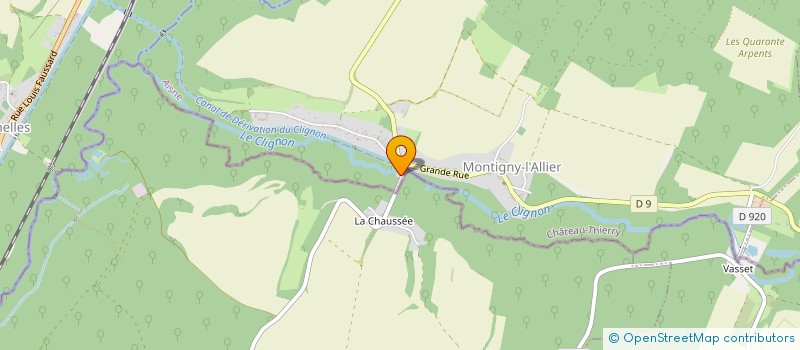 localisation de l'entreprise AGENCE LS - LA STRATEGIE CREATIVE à MONTIGNY-L'ALLIER