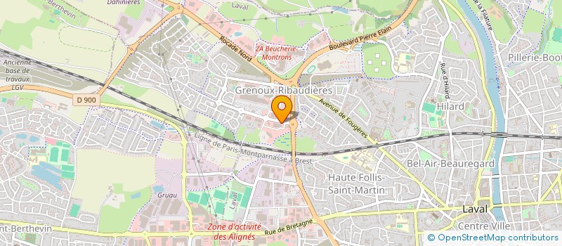 localisation de l'entreprise AGENCE LUC SURY à LAVAL