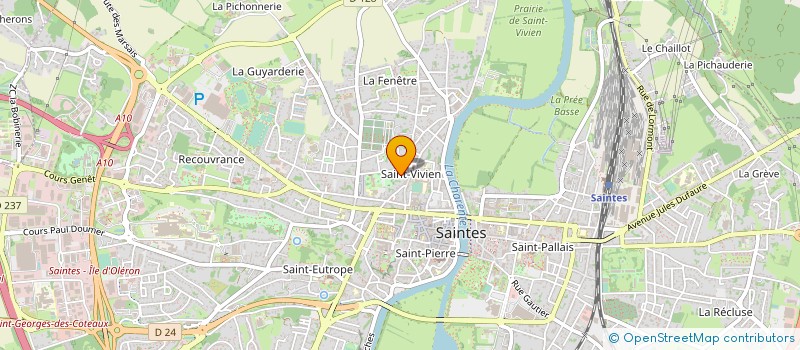 localisation de l'entreprise AGENCE LVL  SAINTES