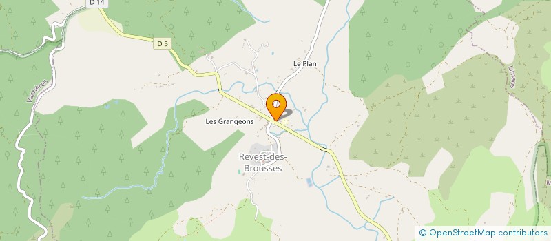 localisation de l'entreprise AGENCE M EVENTS  REVEST-DES-BROUSSES