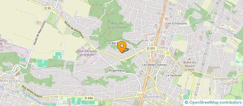 localisation de l'entreprise AGENCE MAGALIE  MONTLHERY