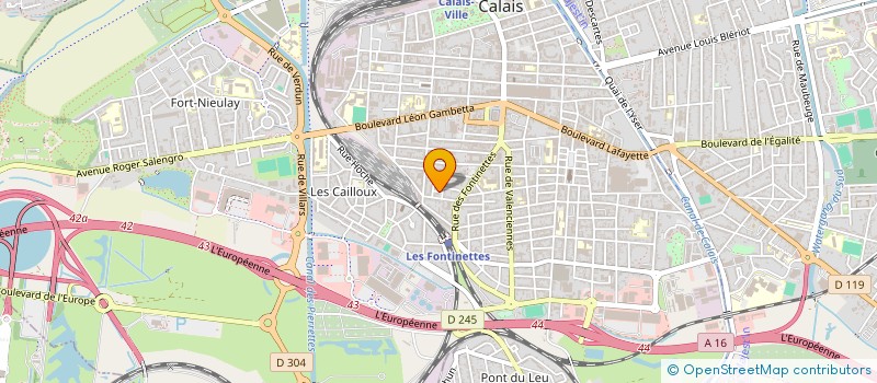 localisation de l'entreprise AGENCE MAGNIER COORDINATION REALISATION  CALAIS
