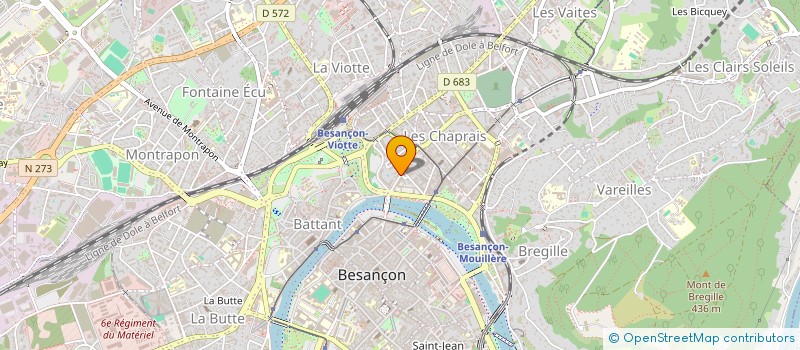 localisation de l'entreprise AGENCE MAITRISE DEVEL DOC ET INFORMATION à BESANCON